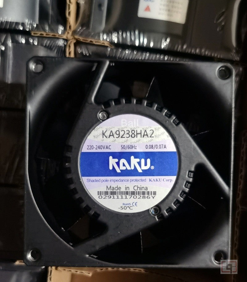 KAKU KA9238HA2 220/240V 0.07/0.08A 15W Cooling Fan KAKU KA9238HA2 220/240V 0.07/0.08A 15W Cooling Fan